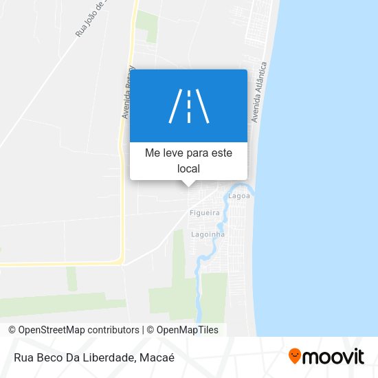 Rua Beco Da Liberdade mapa