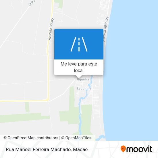 Rua Manoel Ferreira Machado mapa