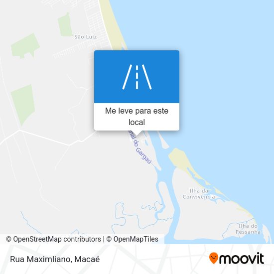 Rua Maximliano mapa
