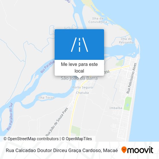 Rua Calcadao Doutor Dirceu Graça Cardoso mapa
