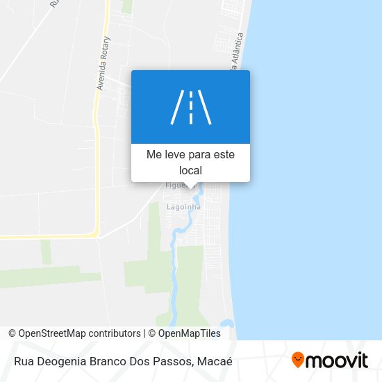 Rua Deogenia Branco Dos Passos mapa