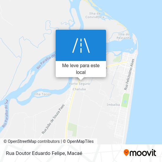 Rua Doutor Eduardo Felipe mapa