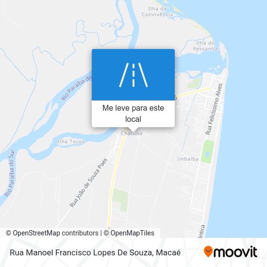 Rua Manoel Francisco Lopes De Souza mapa