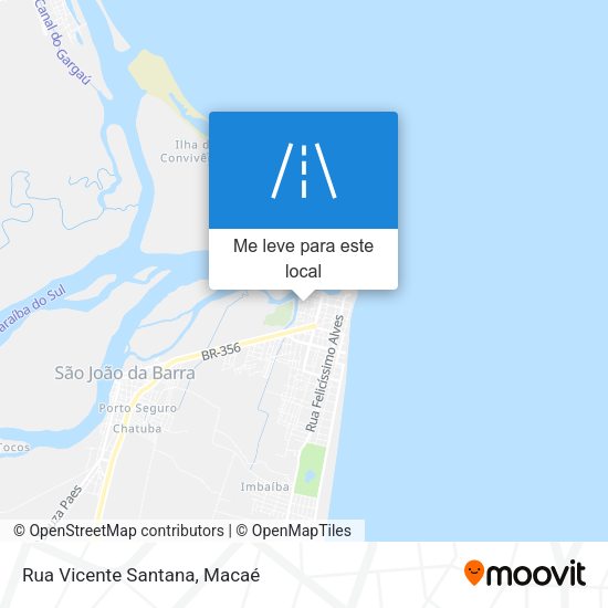 Rua Vicente Santana mapa