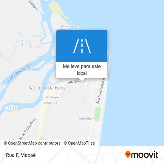 Rua F mapa