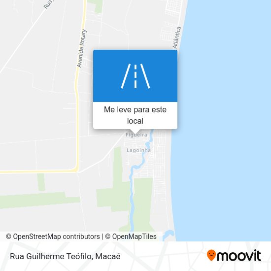 Rua Guilherme Teófilo mapa
