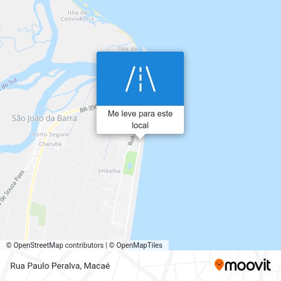 Rua Paulo Peralva mapa