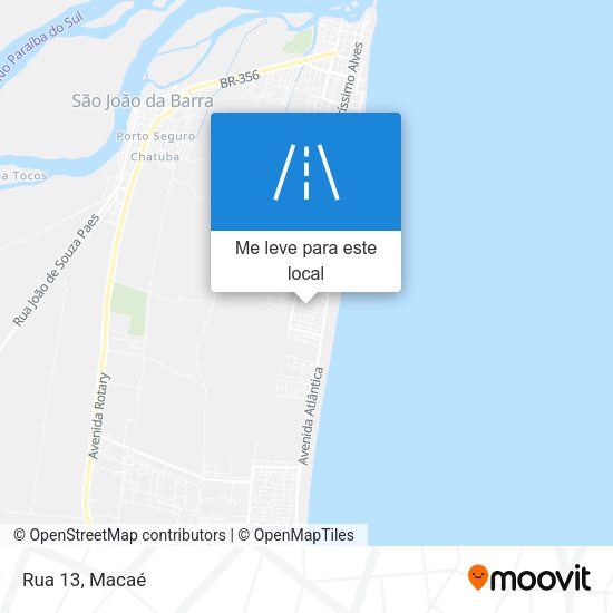 Rua 13 mapa