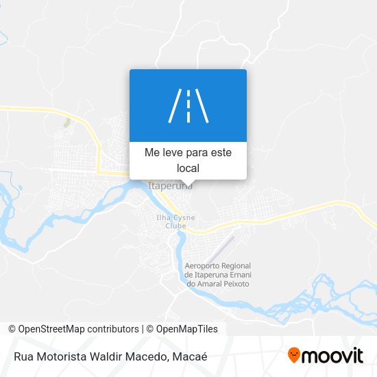 Rua Motorista Waldir Macedo mapa