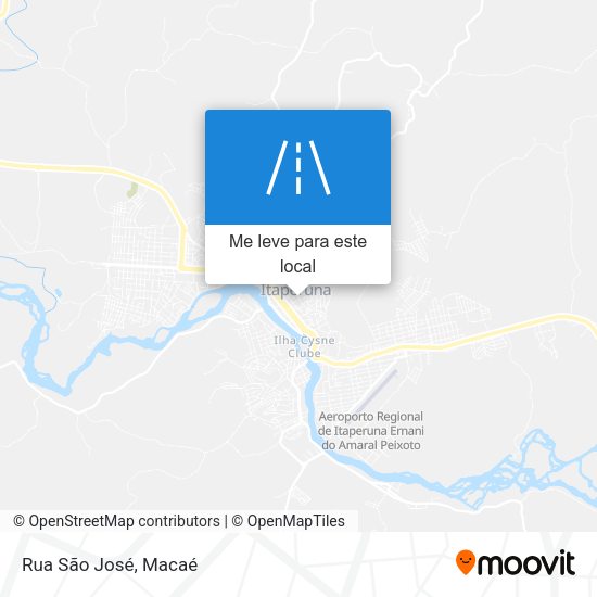 Rua São José mapa