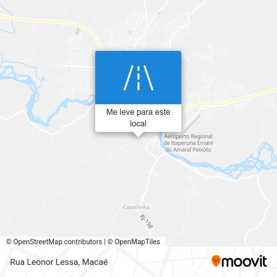 Rua Leonor Lessa mapa