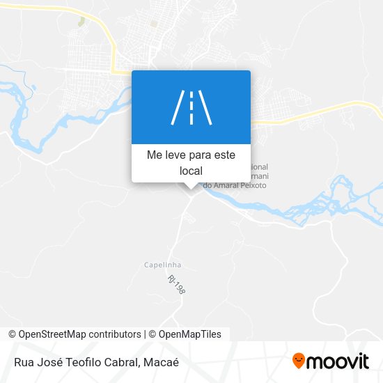 Rua José Teofilo Cabral mapa