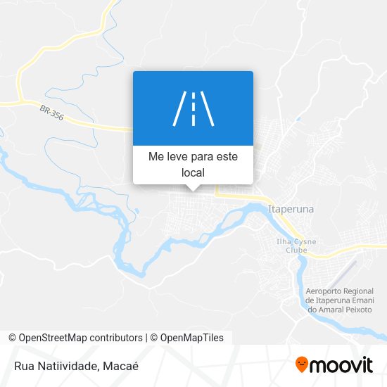 Rua Natiividade mapa