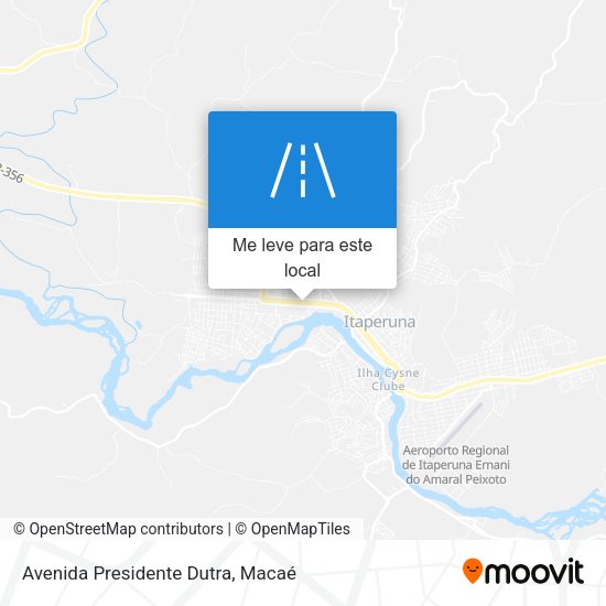 Avenida Presidente Dutra mapa