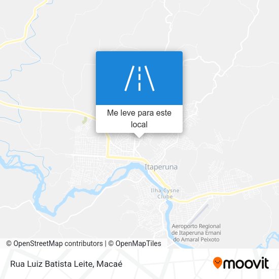 Rua Luiz Batista Leite mapa