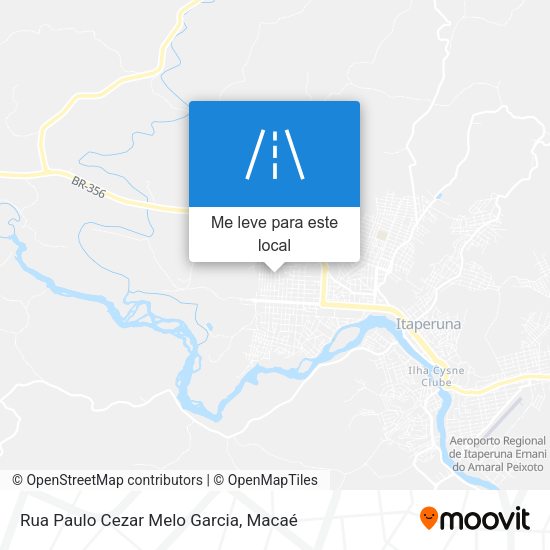 Rua Paulo Cezar Melo Garcia mapa