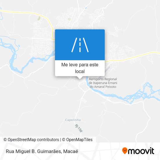 Rua Miguel B. Guimarães mapa