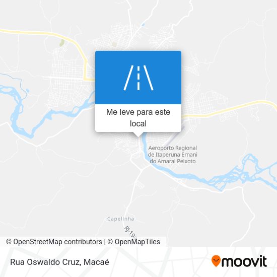 Rua Oswaldo Cruz mapa