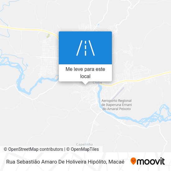 Rua Sebastião Amaro De Holiveira Hipólito mapa