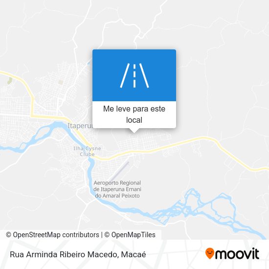 Rua Arminda Ribeiro Macedo mapa