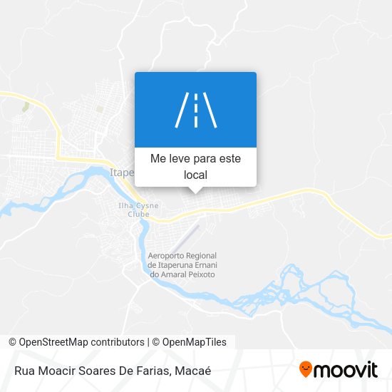 Rua Moacir Soares De Farias mapa