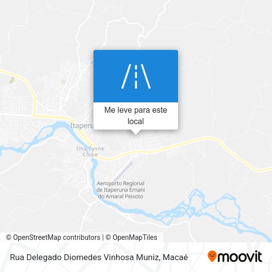 Rua Delegado Diomedes Vinhosa Muniz mapa