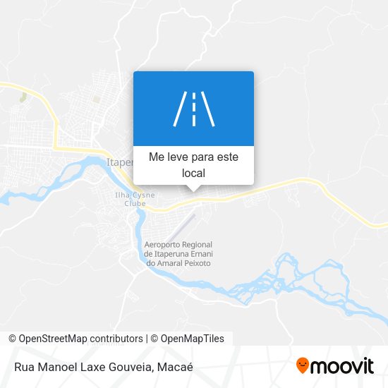 Rua Manoel Laxe Gouveia mapa