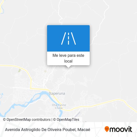Avenida Astroglido De Oliveira Poubel mapa