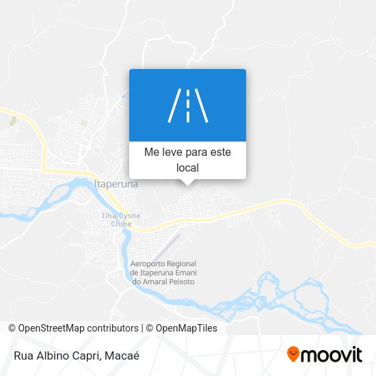 Rua Albino Capri mapa
