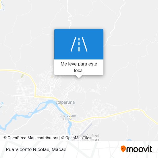Rua Vicente Nicolau mapa