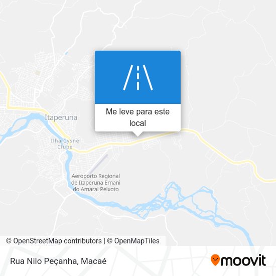 Rua Nilo Peçanha mapa