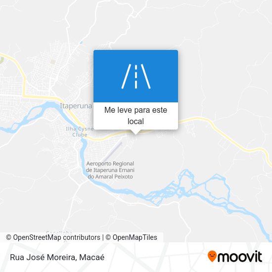 Rua José Moreira mapa