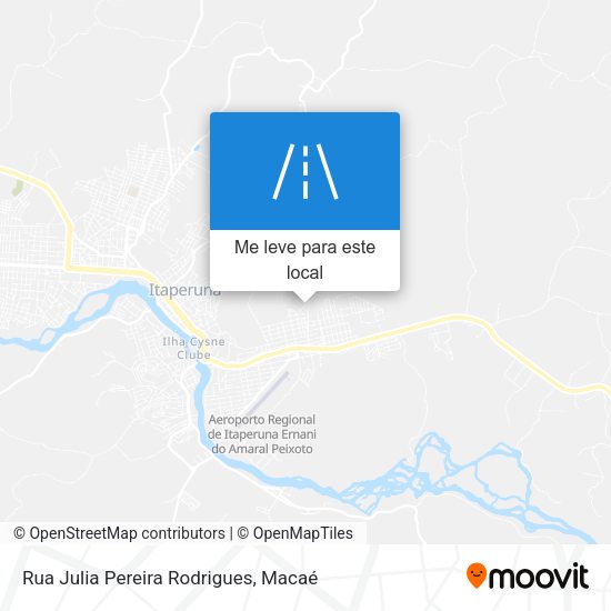 Rua Julia Pereira Rodrigues mapa