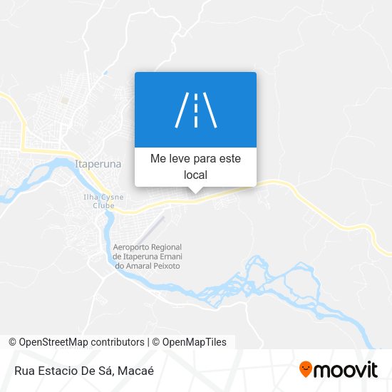 Rua Estacio De Sá mapa