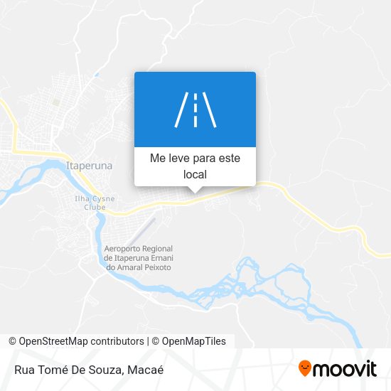 Rua Tomé De Souza mapa