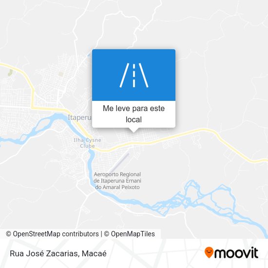 Rua José Zacarias mapa