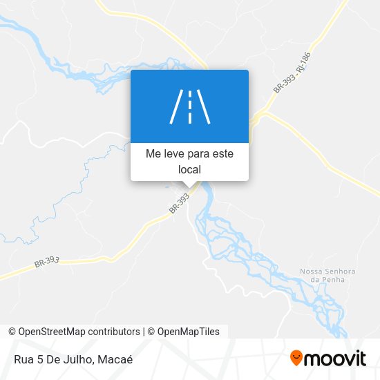 Rua 5 De Julho mapa