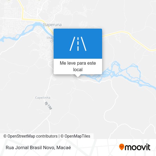 Rua Jornal Brasil Novo mapa