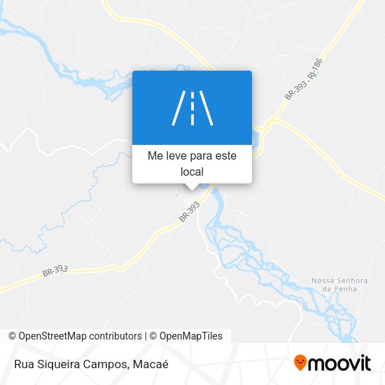 Rua Siqueira Campos mapa