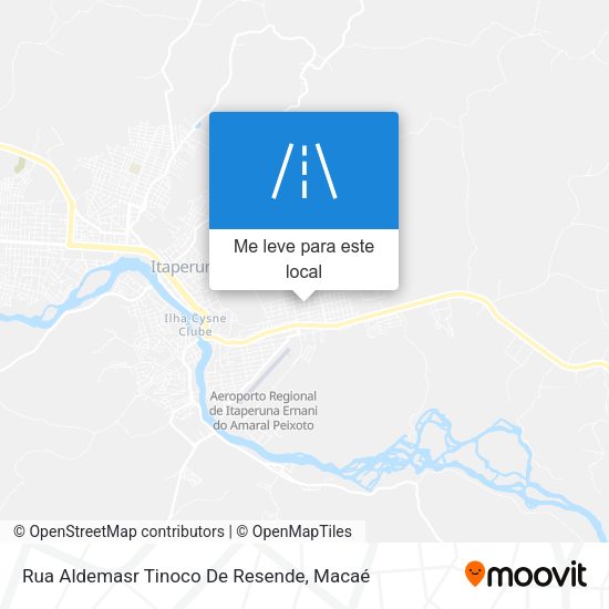 Rua Aldemasr Tinoco De Resende mapa