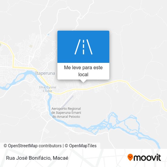 Rua José Bonifácio mapa