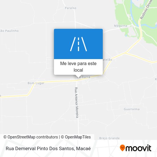 Rua Demerval Pinto Dos Santos mapa