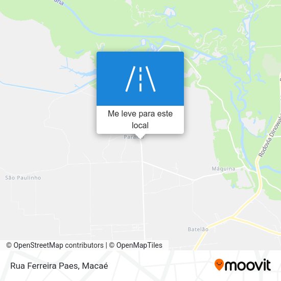 Rua Ferreira Paes mapa