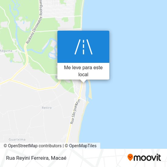 Rua Reyini Ferreira mapa