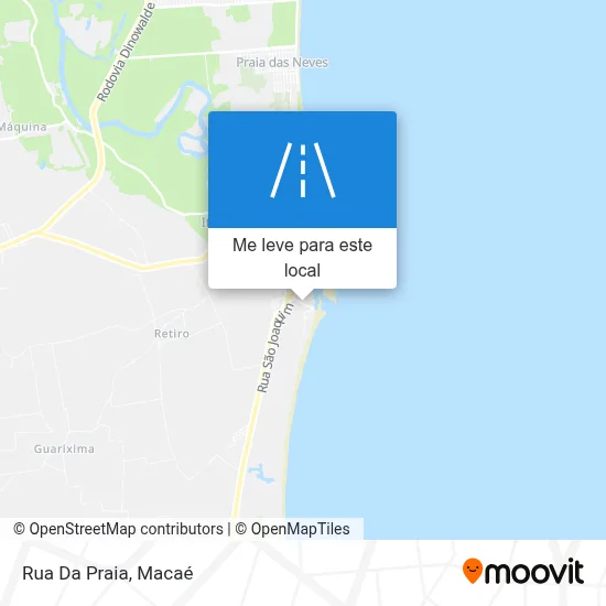Rua Da Praia mapa