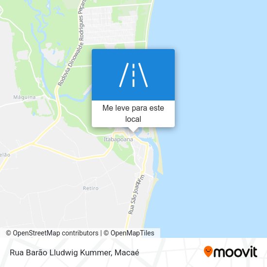 Rua Barão Lludwig Kummer mapa
