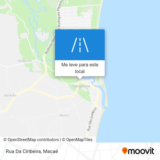 Rua Da Ciribeira mapa