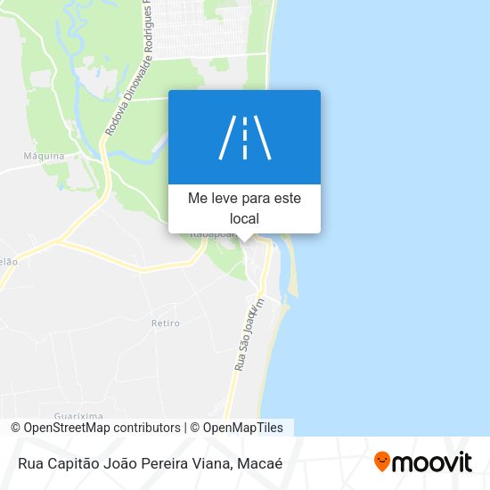 Rua Capitão João Pereira Viana mapa