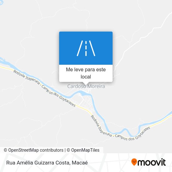 Rua Amélia Guizarra Costa mapa