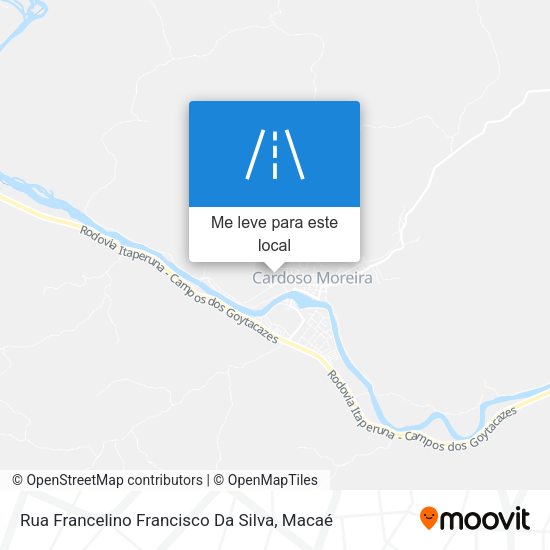 Rua Francelino Francisco Da Silva mapa